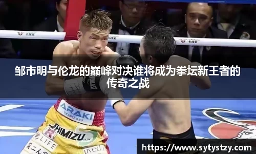 邹市明与伦龙的巅峰对决谁将成为拳坛新王者的传奇之战